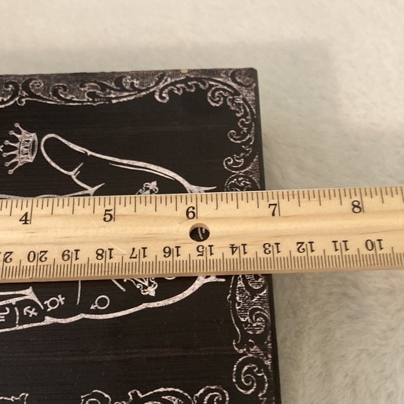 COPY - Distressed Wooden Halloween Palm Reading Tabletop Decor - Picture 6 of 6